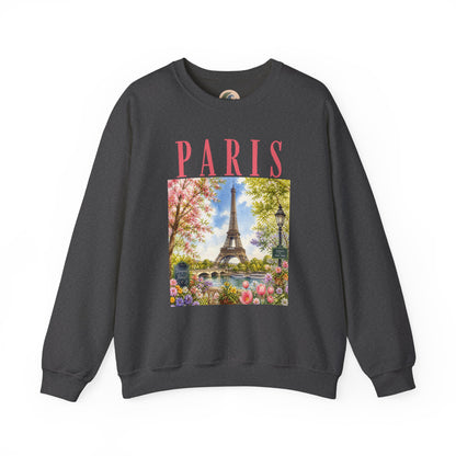 Paris Floral Eiffel Sweatshirt
