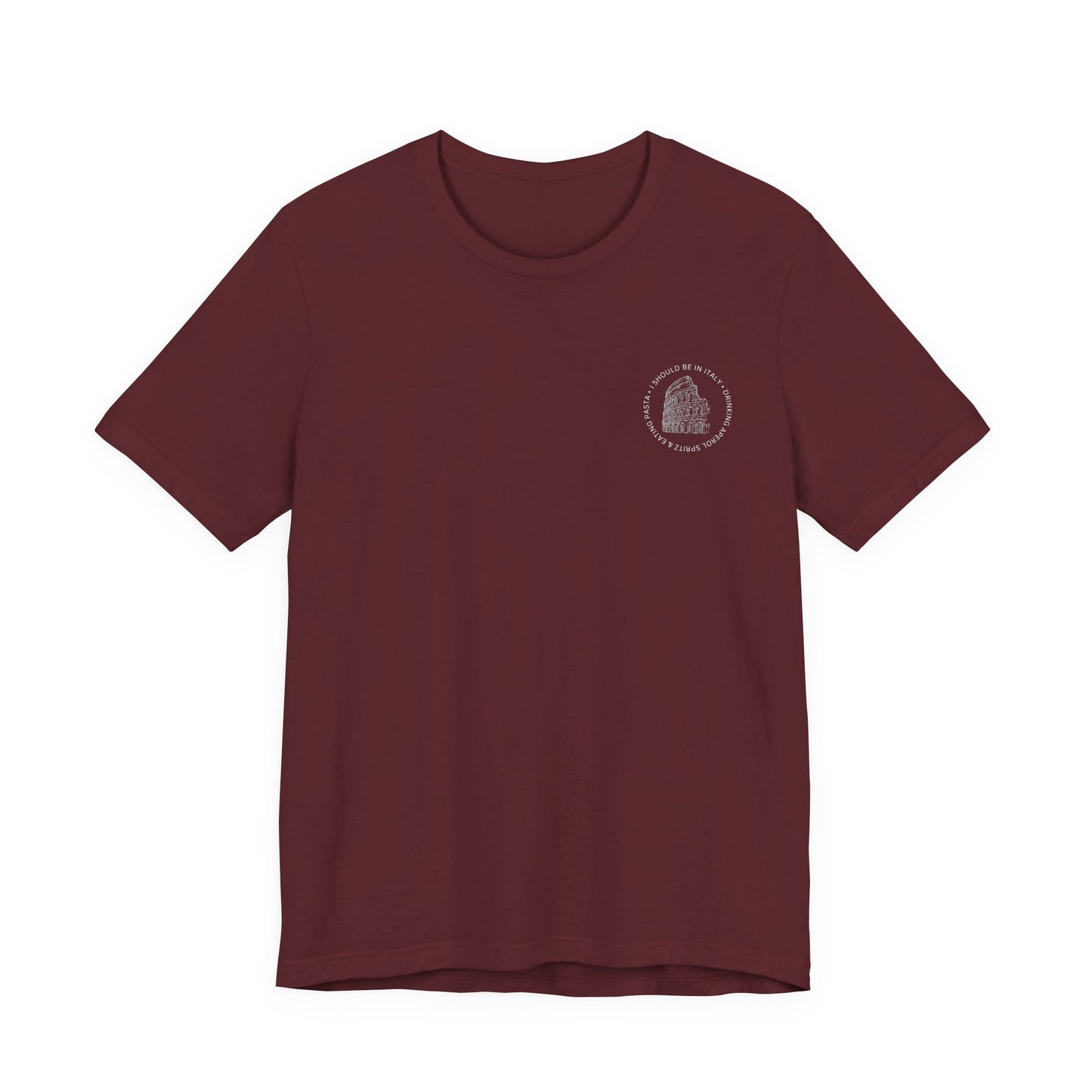 Aperol & Pasta Italy Tee — Minimalist Vintage Liberty Graphic T-Shirt