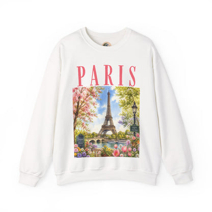Paris Floral Eiffel Sweatshirt