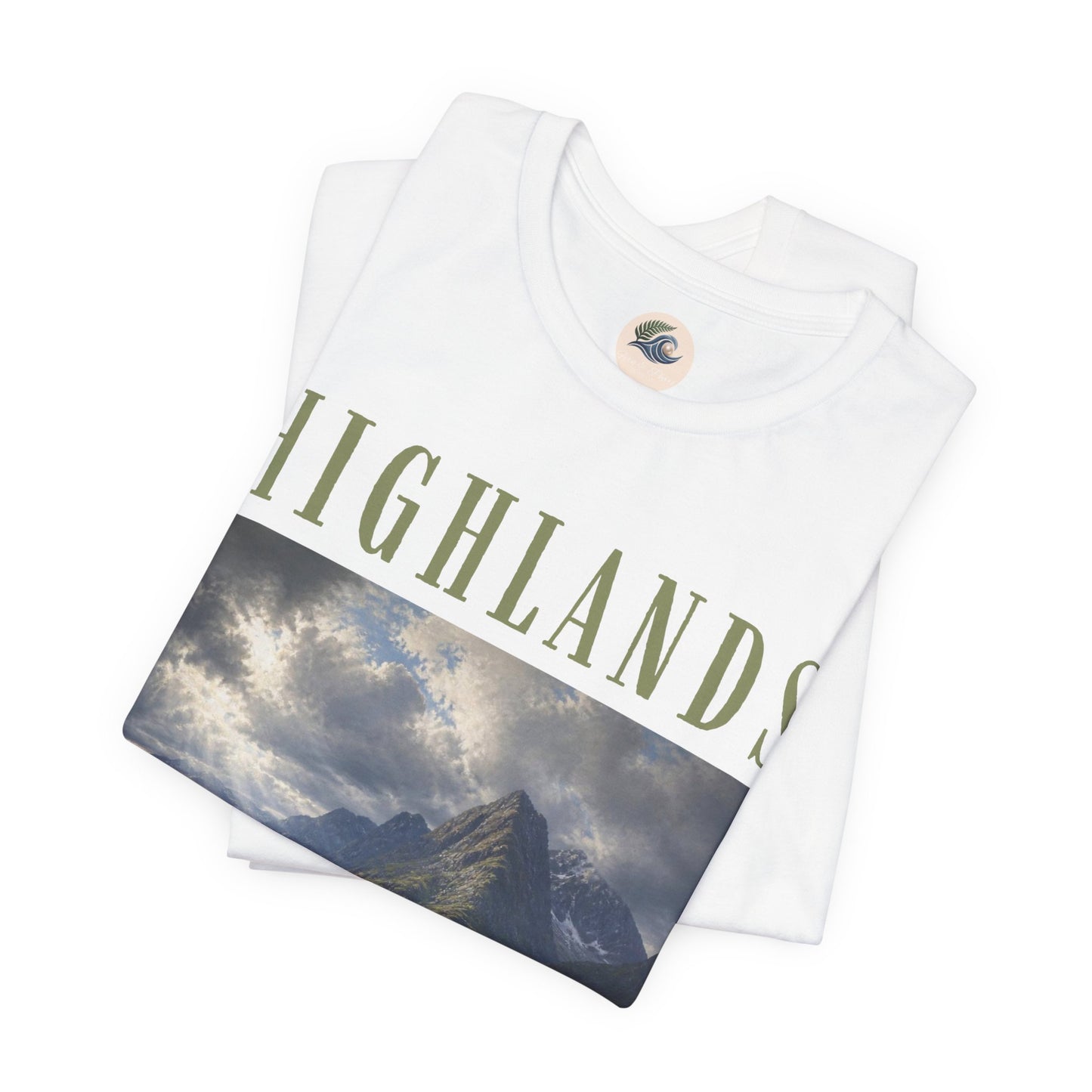 Highlands Scenic Tee — Vintage Mountain Landscape T-Shirt