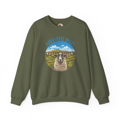 Yorkshire Dales Sheep Crewneck Sweatshirt