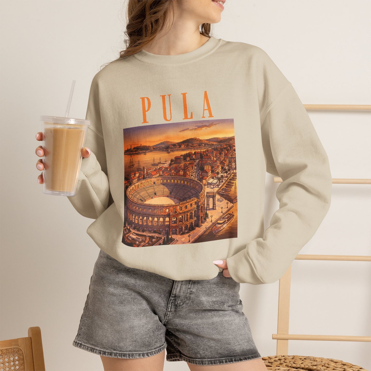 Pula Vintage Arena Crewneck Sweatshirt