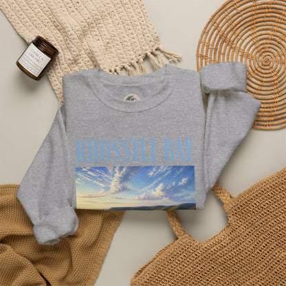 Rhossili Bay Scenic Crewneck Sweatshirt