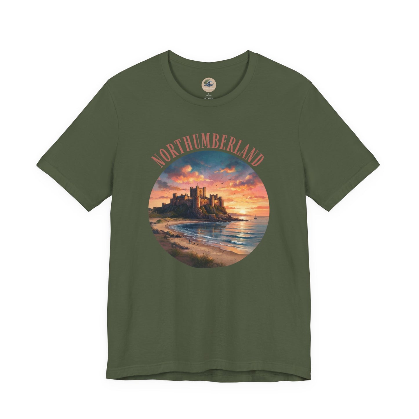 Northumberland Castle Sunset T‑Shirt
