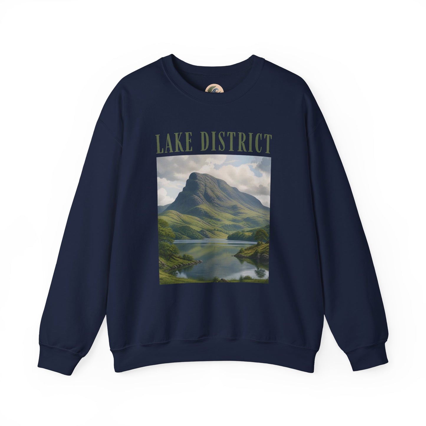 Lake District Scenic Sweatshirt — Vintage Landscape Crewneck