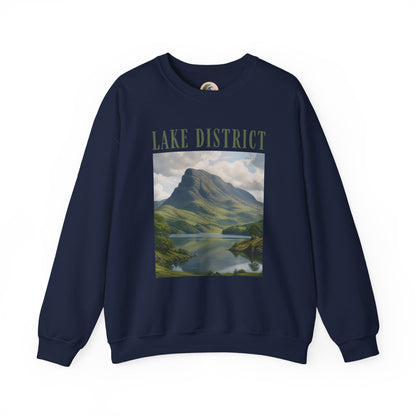 Lake District Scenic Sweatshirt — Vintage Landscape Crewneck