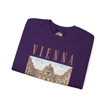 Vienna Palace Crewneck Sweatshirt — Vintage Vienna Travel Sweatshirt