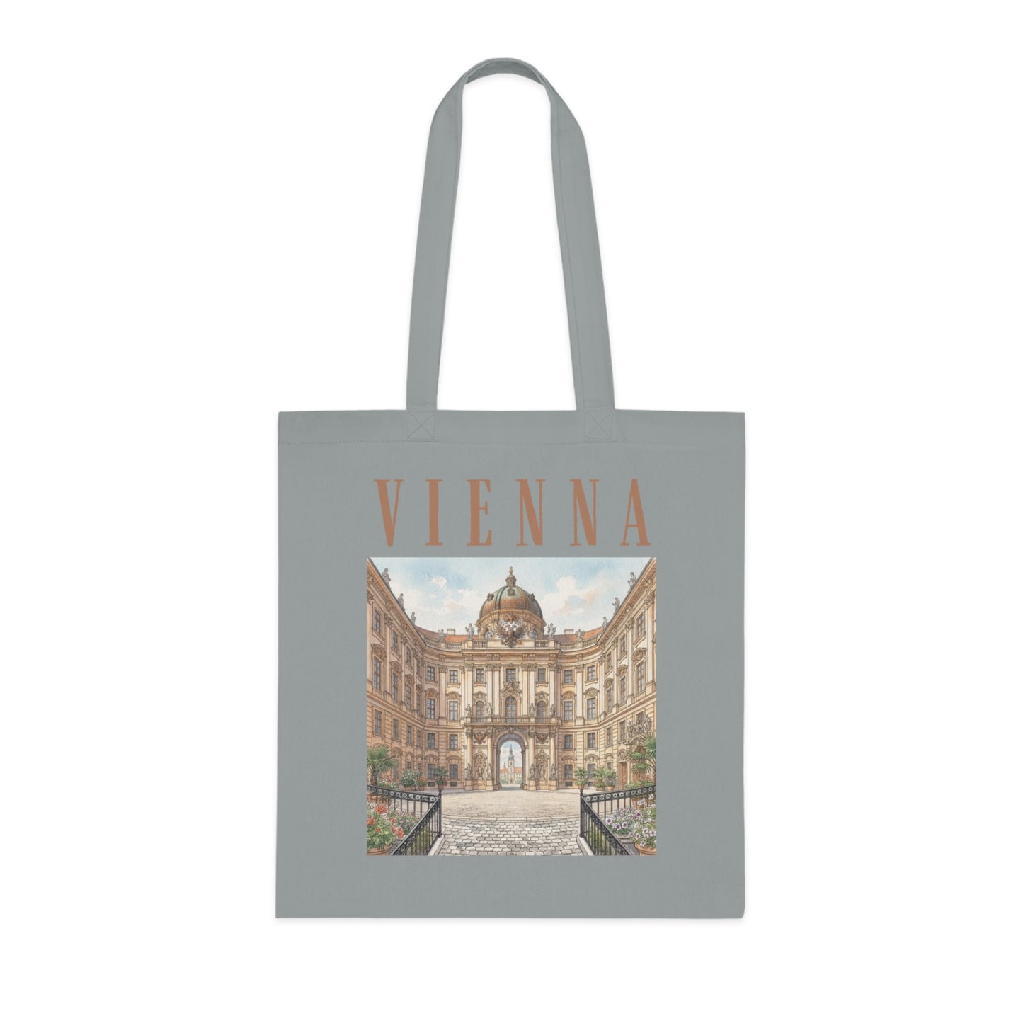 Vienna Architectural Photo Tote Bag – Vintage City Travel Souvenir