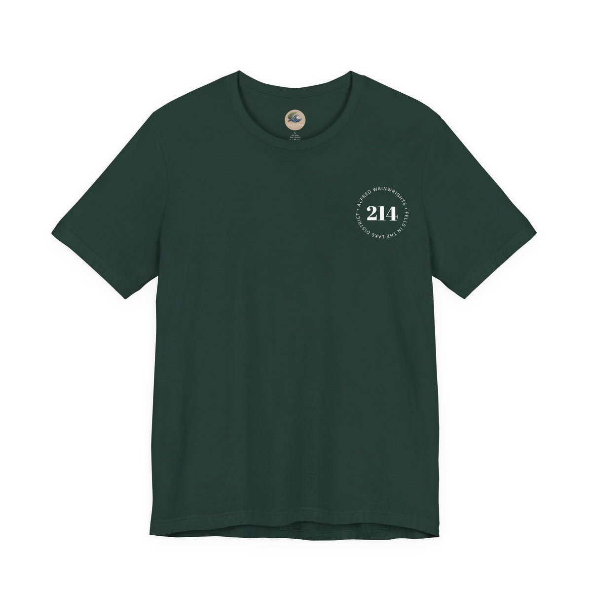 214 Wainwrights Minimalist Chest Logo T‑Shirt