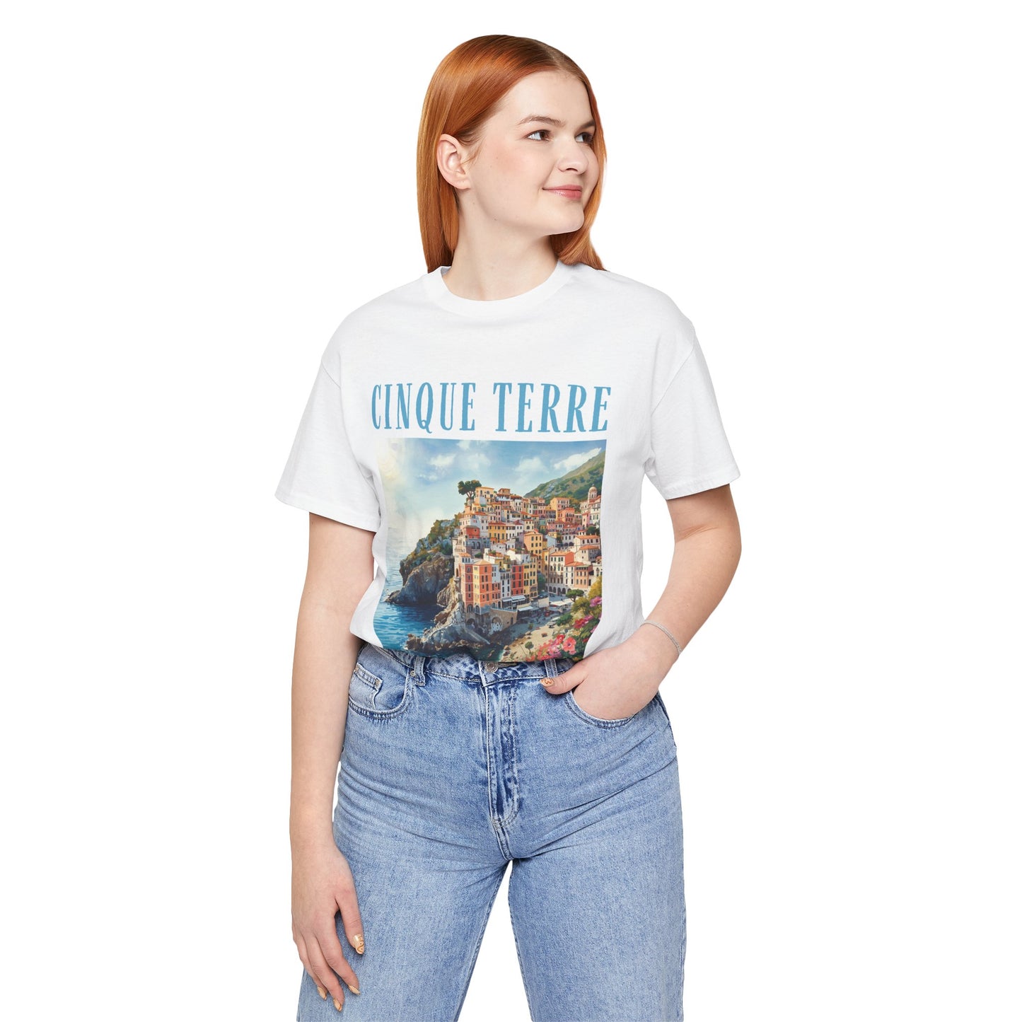 Cinque Terre Scenic Tee — Italian Coastline Travel T-Shirt