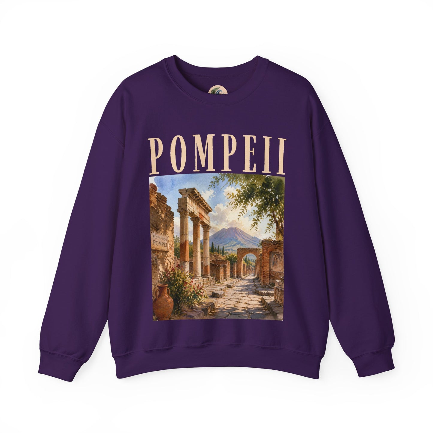 Pompeii Ruins Vintage Crewneck Sweatshirt