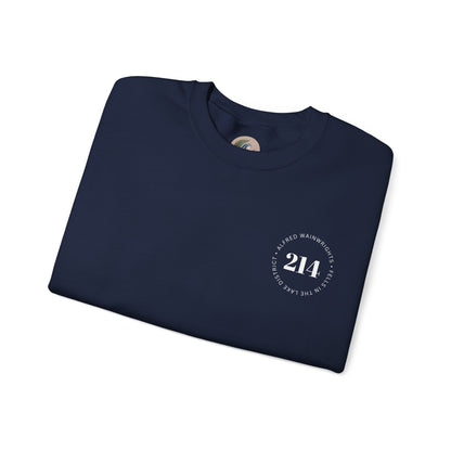 214 Wainwrights Minimalist Crewneck Sweatshirt — Small Chest Logo