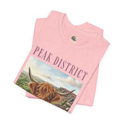 Peak District Highland Cow T‑Shirt