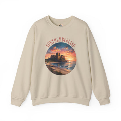 Northumberland Castle Sweatshirt — Scenic Sunset Crewneck