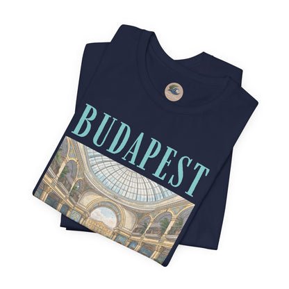 Budapest Thermal Baths Graphic Tee — Vintage Spa Travel T-Shirt