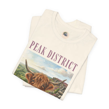 Peak District Highland Cow T‑Shirt