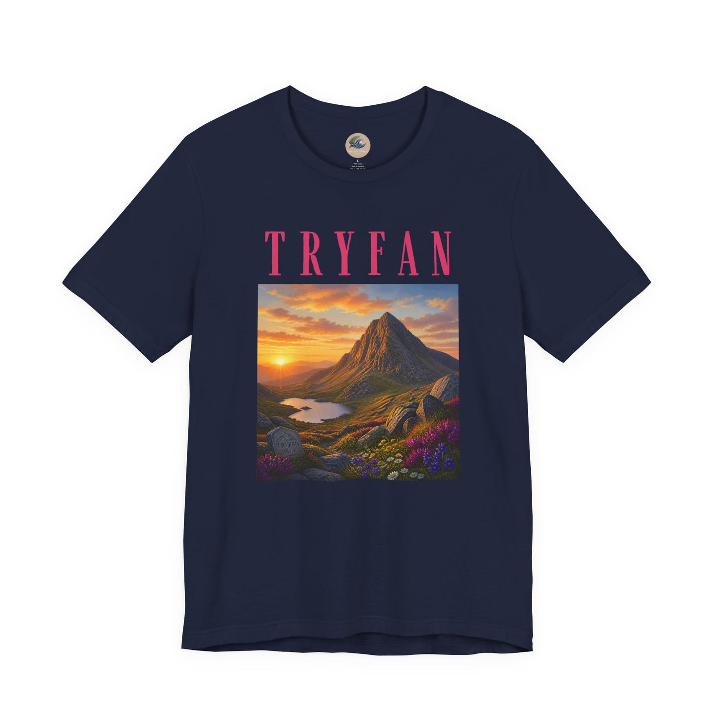 Tryfan Mountain Tee — Scenic Sunset Landscape T‑Shirt