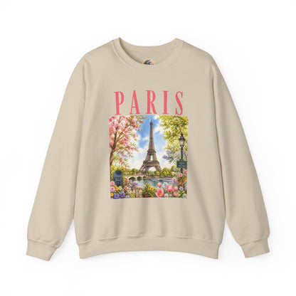 Paris Floral Eiffel Sweatshirt
