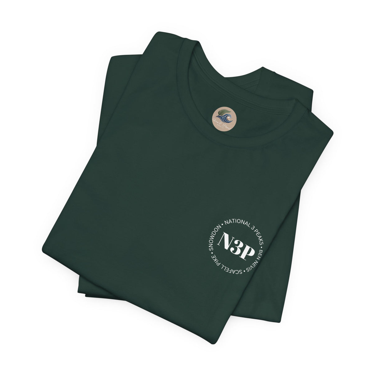 N3P National 3 Peaks - Logo Chest T-Shirt