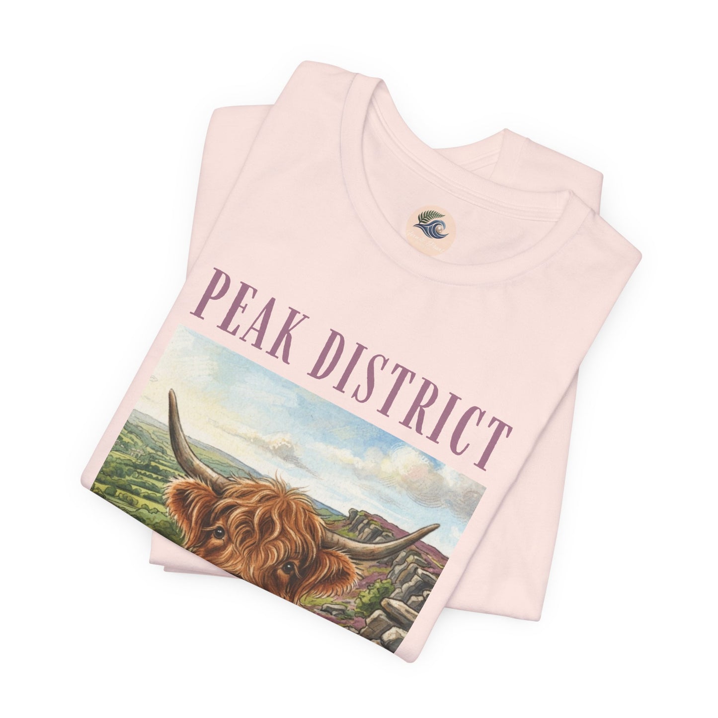 Peak District Highland Cow T‑Shirt