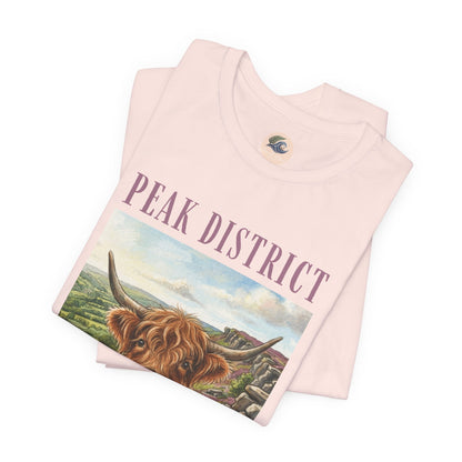 Peak District Highland Cow T‑Shirt