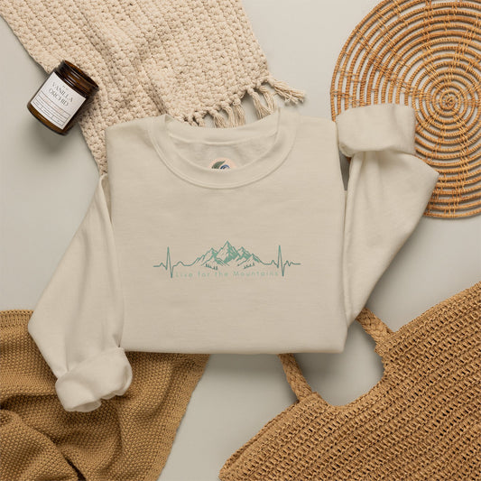 Mountain Heartbeat Crewneck Sweatshirt