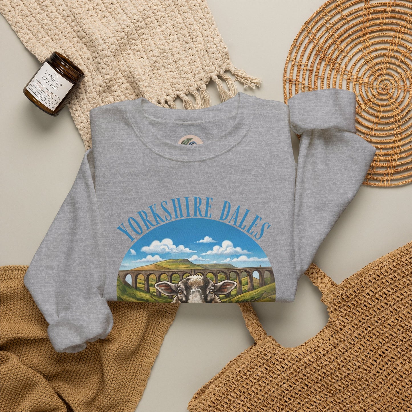 Yorkshire Dales Sheep Crewneck Sweatshirt