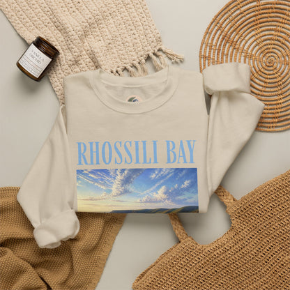 Rhossili Bay Scenic Crewneck Sweatshirt