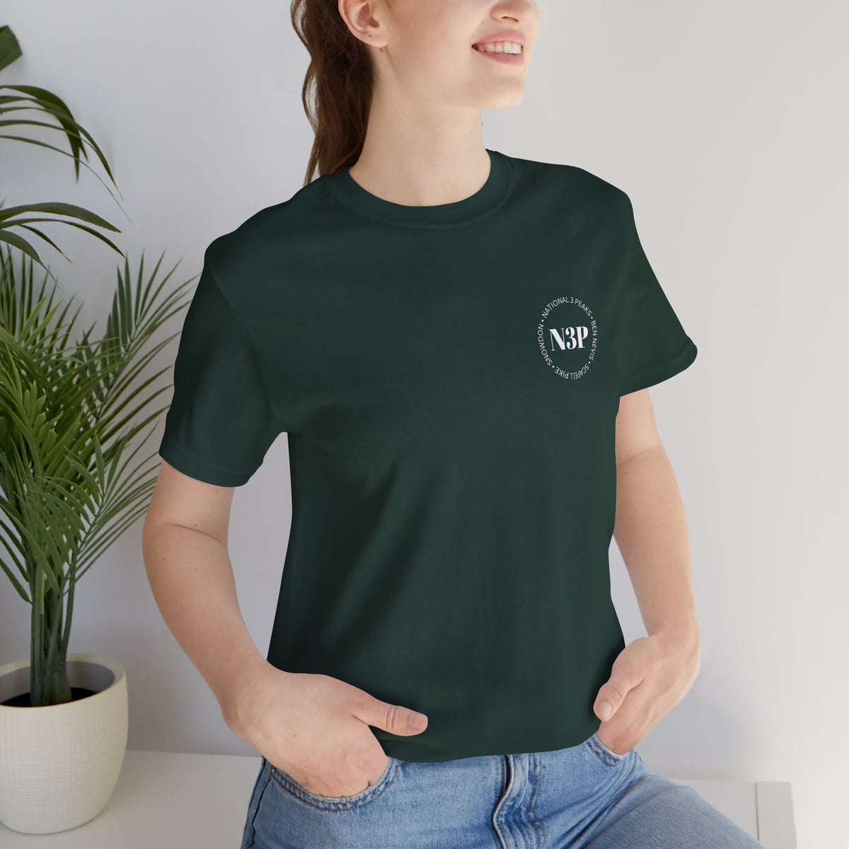 N3P National 3 Peaks - Logo Chest T-Shirt