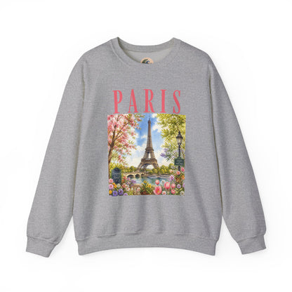 Paris Floral Eiffel Sweatshirt
