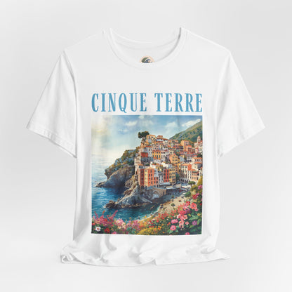 Cinque Terre Scenic Tee — Italian Coastline Travel T-Shirt