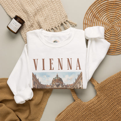 Vienna Palace Crewneck Sweatshirt — Vintage Vienna Travel Sweatshirt