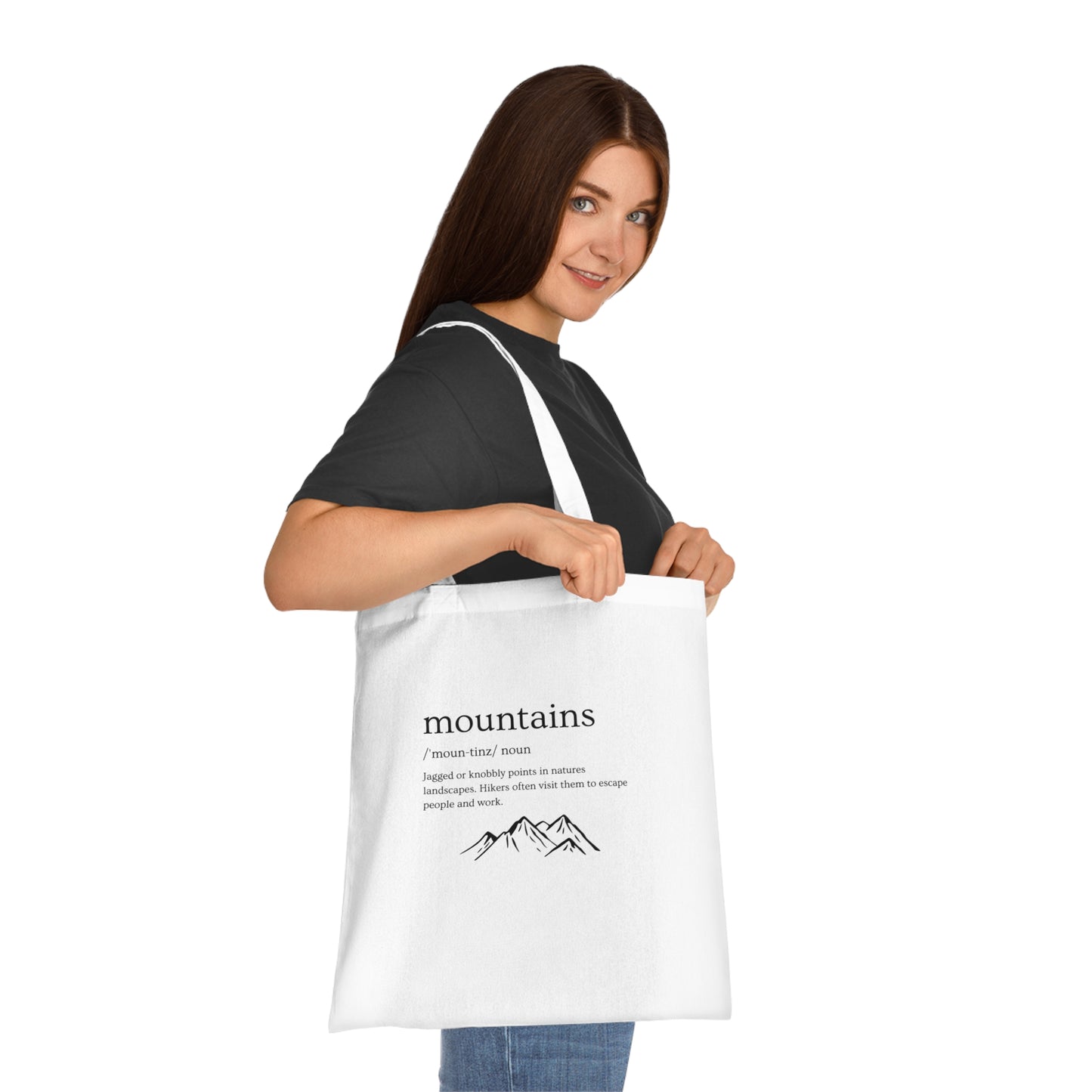 Mountains Definition Cotton Tote