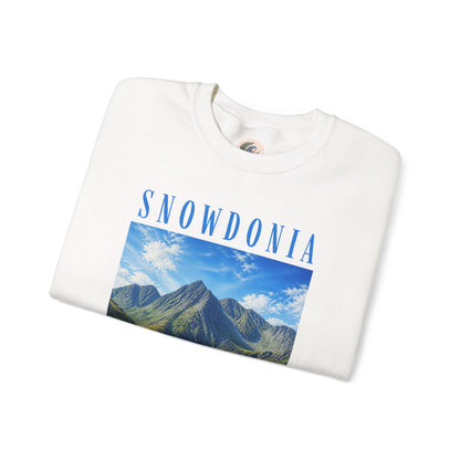 Glyderau Landscape - Snowdonia Mountain Crewneck Sweatshirt