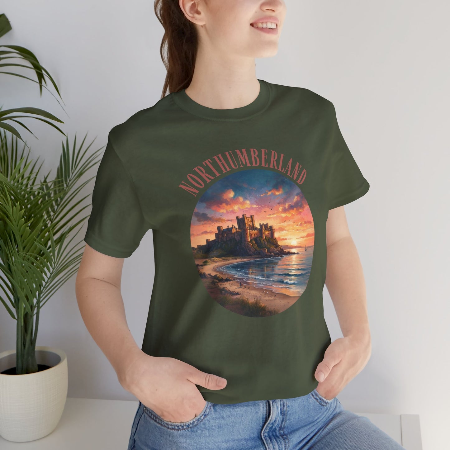 Northumberland Castle Sunset T‑Shirt