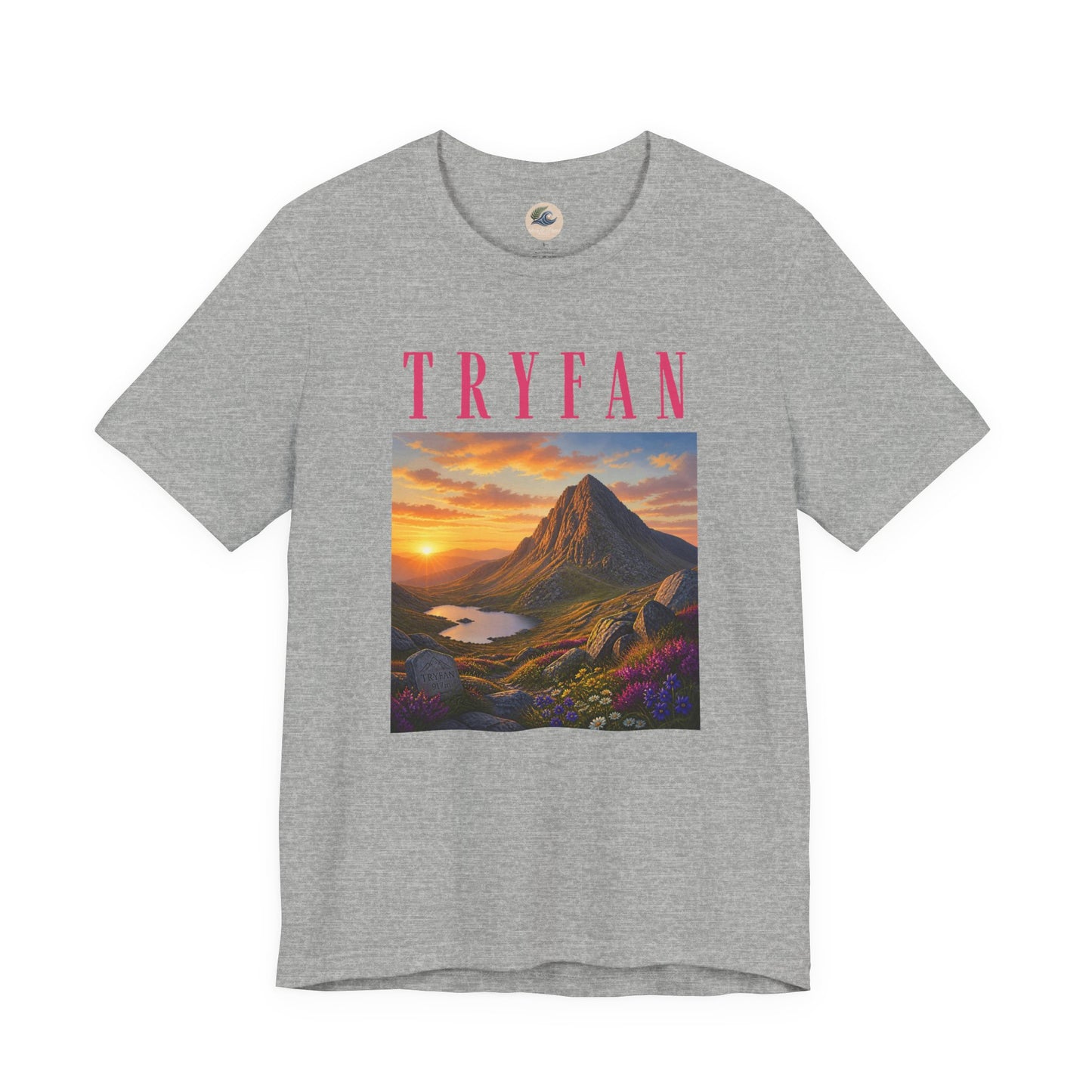 Tryfan Mountain Tee — Scenic Sunset Landscape T‑Shirt