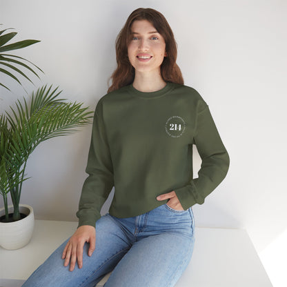 214 Wainwrights Minimalist Crewneck Sweatshirt — Small Chest Logo