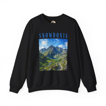 Glyderau Landscape - Snowdonia Mountain Crewneck Sweatshirt