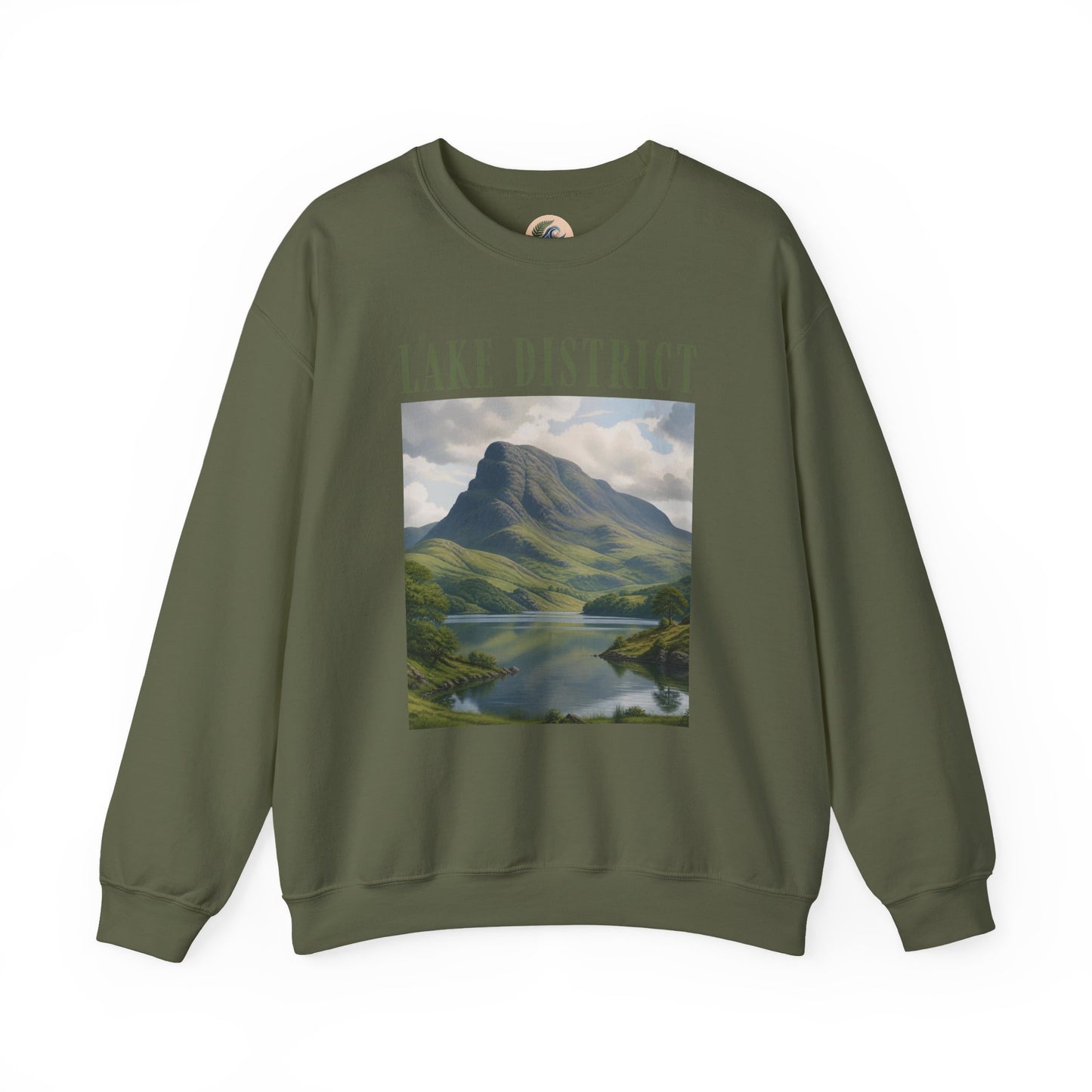 Lake District Scenic Sweatshirt — Vintage Landscape Crewneck
