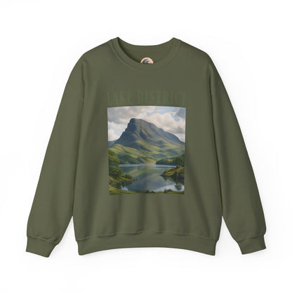 Lake District Scenic Sweatshirt — Vintage Landscape Crewneck