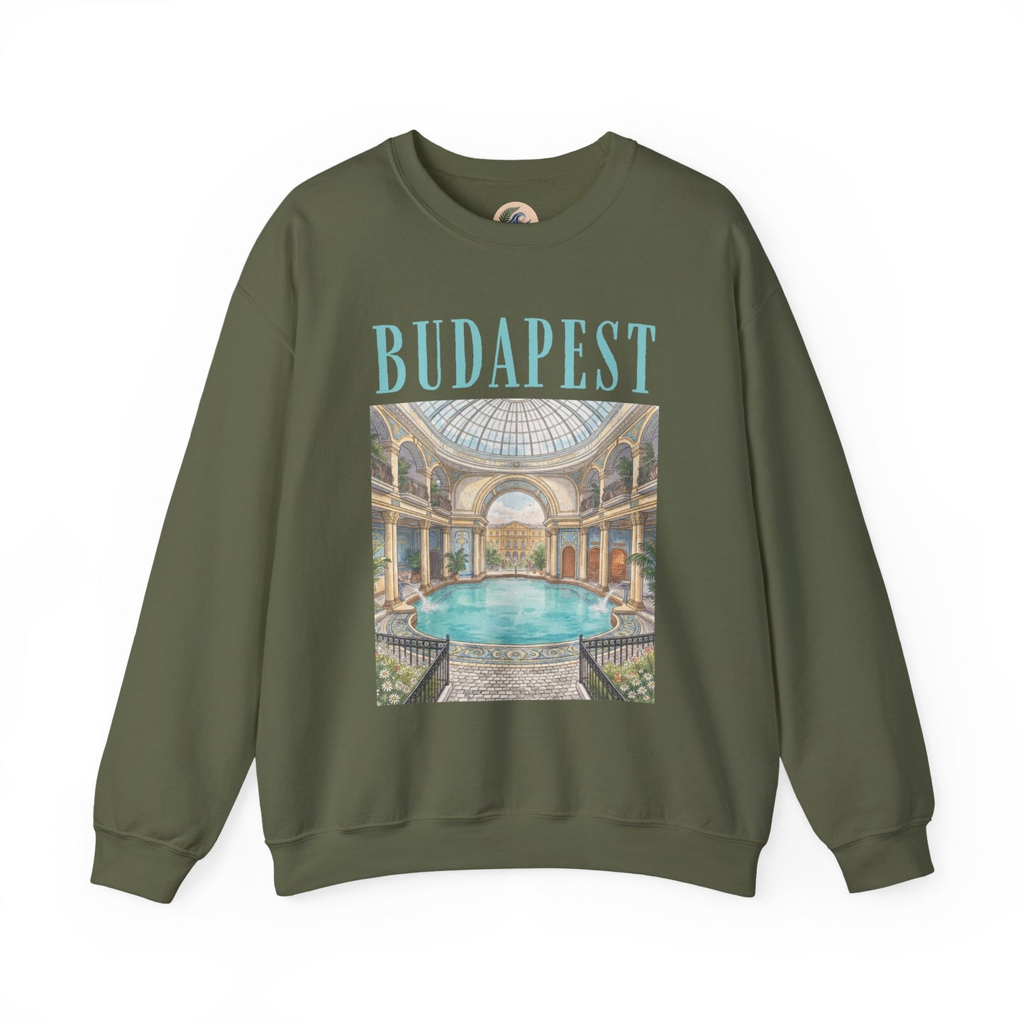 Budapest Thermal Bath Crewneck Sweatshirt