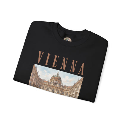 Vienna Palace Crewneck Sweatshirt — Vintage Vienna Travel Sweatshirt