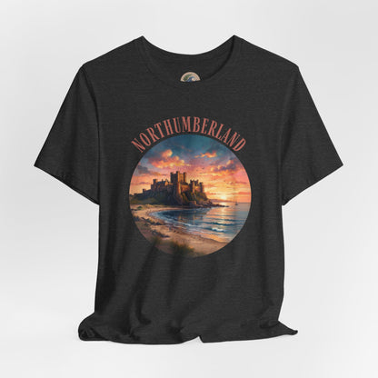 Northumberland Castle Sunset T‑Shirt