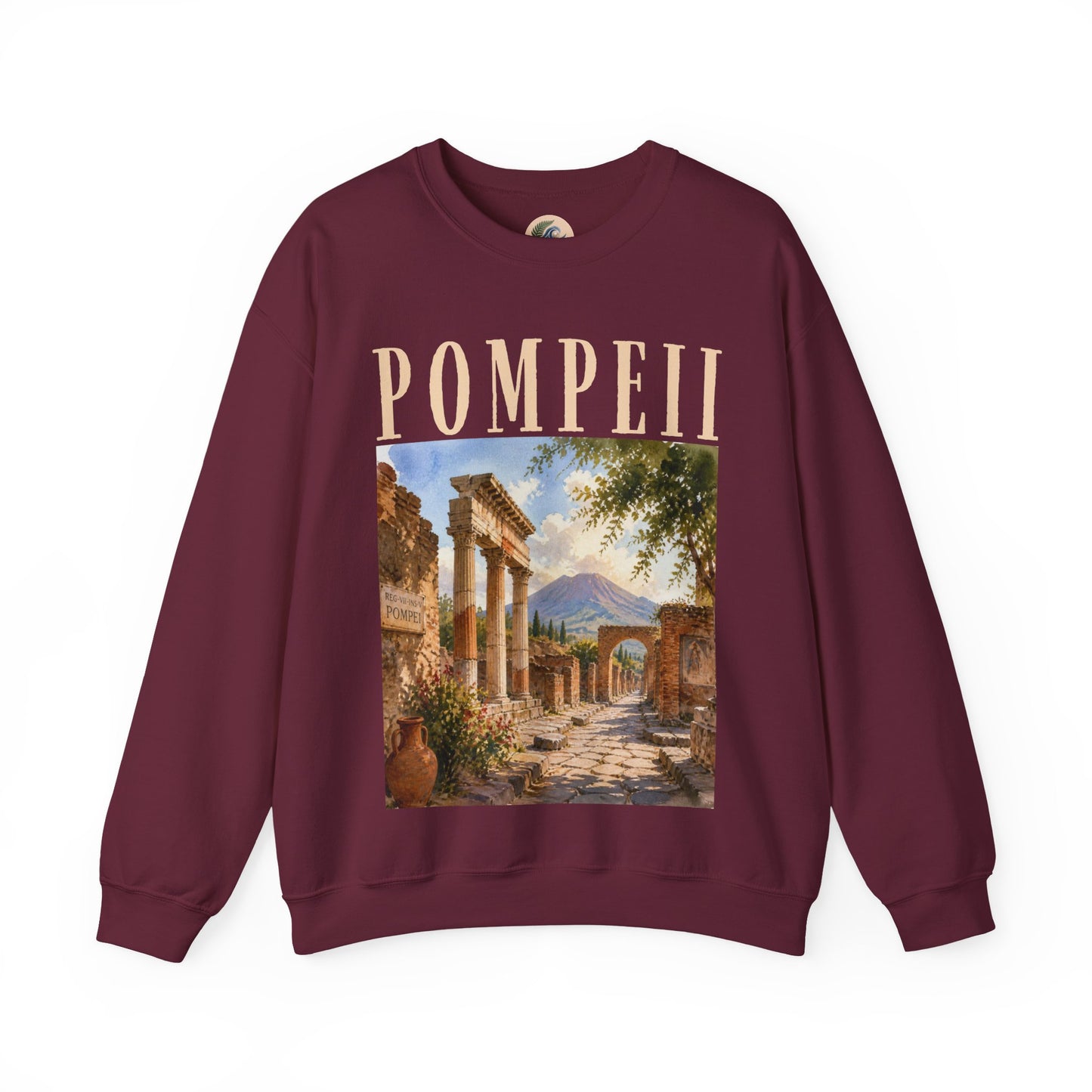 Pompeii Ruins Vintage Crewneck Sweatshirt