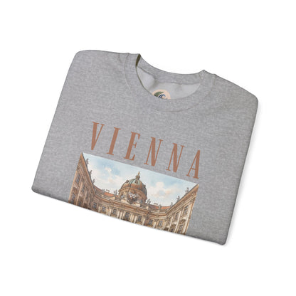 Vienna Palace Crewneck Sweatshirt — Vintage Vienna Travel Sweatshirt