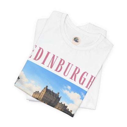 Edinburgh Castle Photo Tee – Vintage Travel T‑Shirt