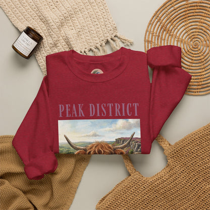 Peak District Highland Cow Sweatshirt