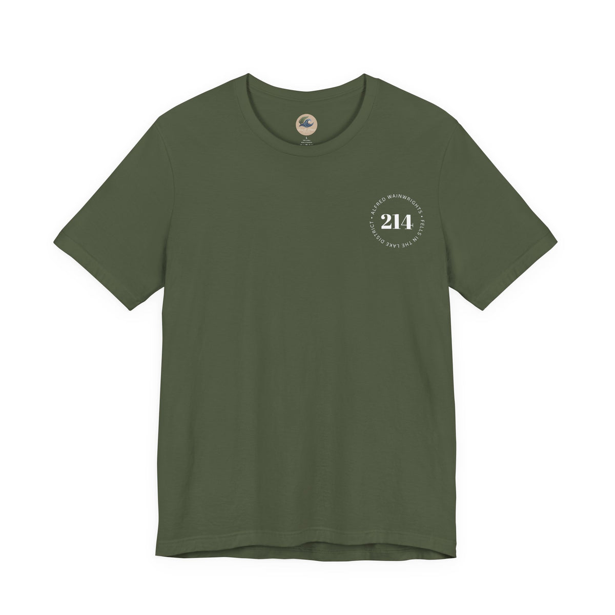 214 Wainwrights Minimalist Chest Logo T‑Shirt