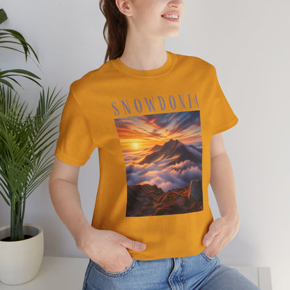 Snowdonia Mountain Sunset T‑Shirt