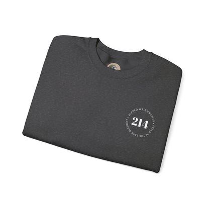 214 Wainwrights Minimalist Crewneck Sweatshirt — Small Chest Logo